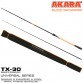 Спиннинг Akara Black Hunter 802 XH, углеволокно, штекерный, 2.44 м, тест: 28-80 г, 208 г
